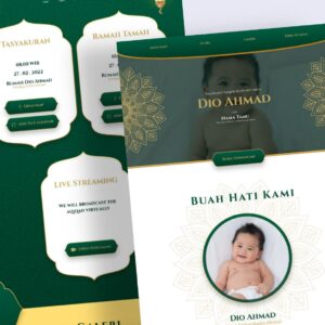 Undangan Digital Tema Aqiqah 2