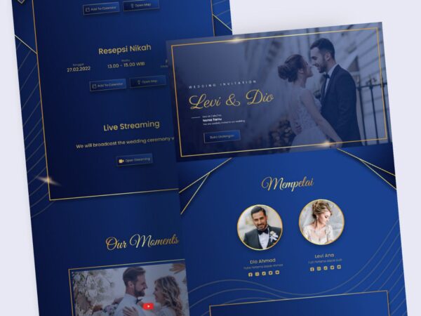 Undangan Digital Tema Elegant 1