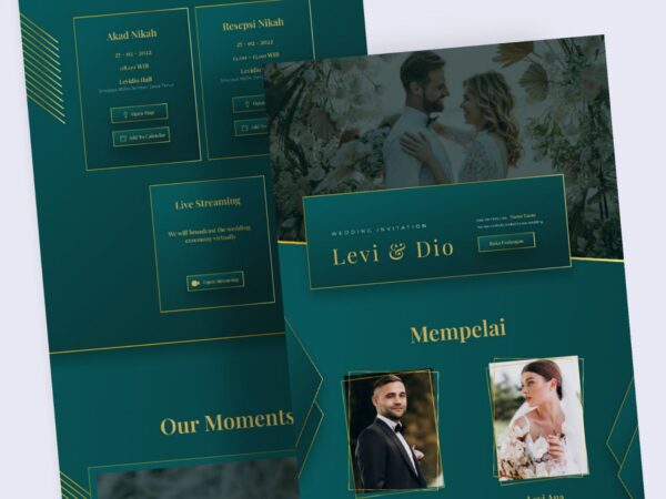 Undangan Digital Tema Elegant 2