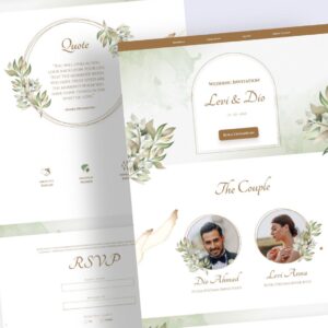 Undangan Digital Tema Floral 1