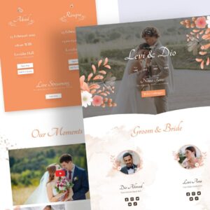 Undangan Digital Tema Floral 3