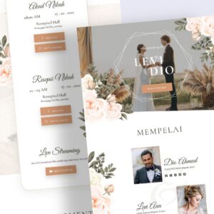 Undangan Digital Tema Floral 5