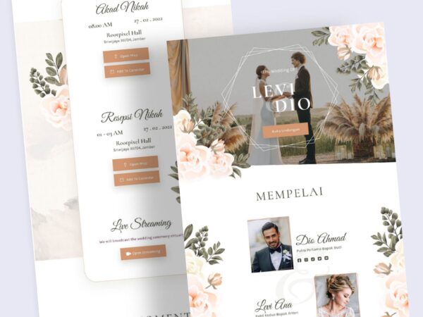 Undangan Digital Tema Floral 5