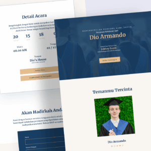 Undangan Digital Tema Graduation 1