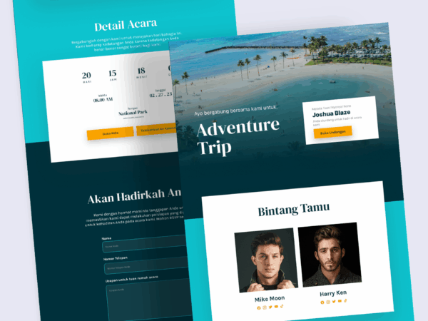 Undangan Digital Tema Holiday 3
