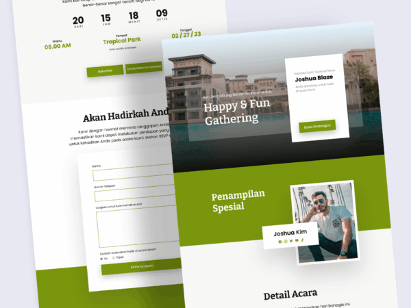 Undangan Digital Tema Holiday 4