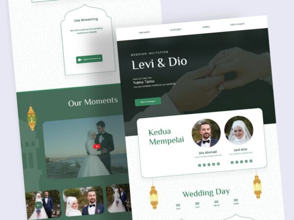 Undangan Digital Tema Islamic 2