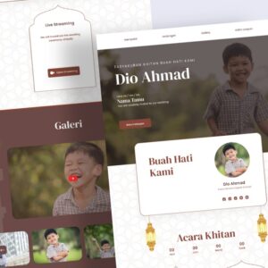 Undangan Digital Tema Khitan 1