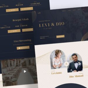 Undangan Digital Tema Luxury 1