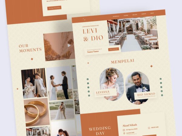 Undangan Digital Tema Luxury 2