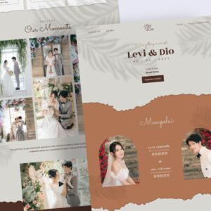 Undangan Digital Tema Overlay Shadow 3