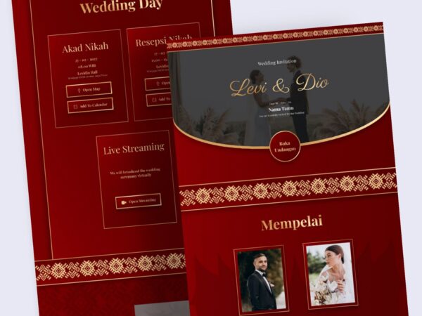 Undangan Digital Tema Traditional 3